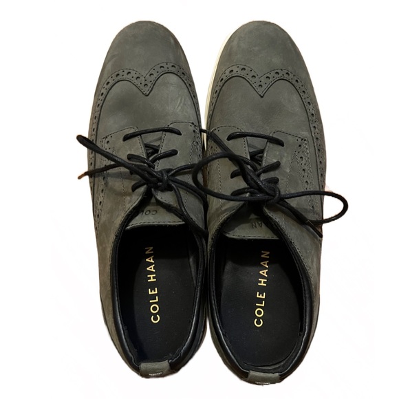 Cole Haan Zero Grand Grey Oxford Shoes - Picture 2 of 10